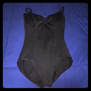 Gently used black Capezio leotard